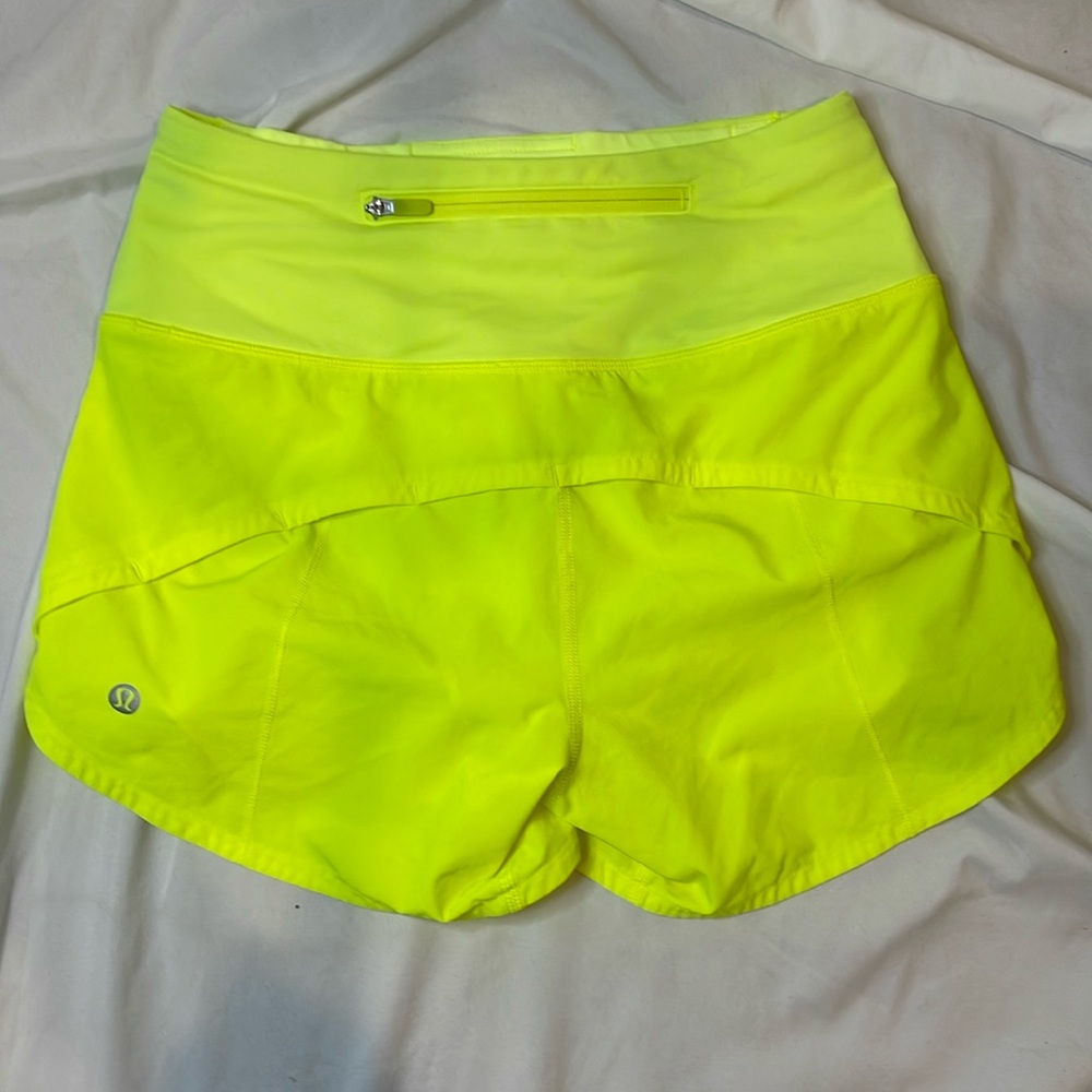 Lululemon Speed Ups Sz 2 in Highlight Yellow